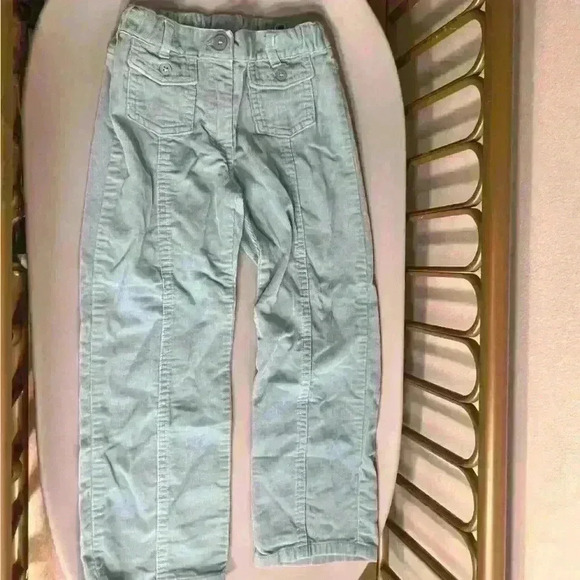 Janie and Jack Other - Janie and jack teal corduroy jeans pants size 5T girl no flaws adjustable waist